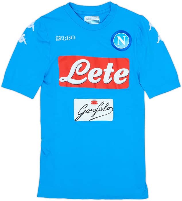 2016-17 Napoli Authentic Home Shirt - 7/10 - (M/L)