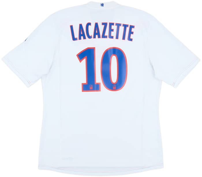 2013-14 Lyon Home Shirt Lacazette #10 - 6/10 - (XL)
