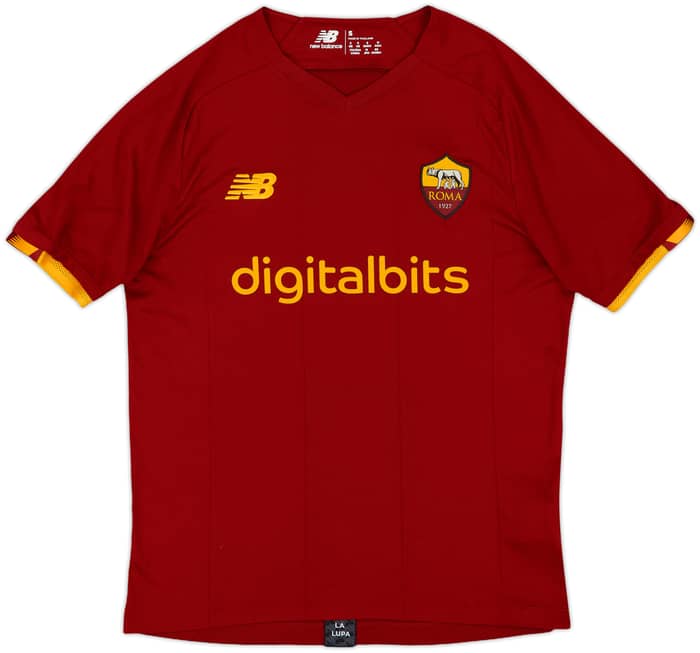2021-22 Roma Home Shirt - 8/10 - (S)
