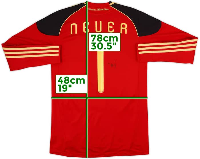 2010-11 Germany GK Shirt Neuer #1 - 6/10 - (S)