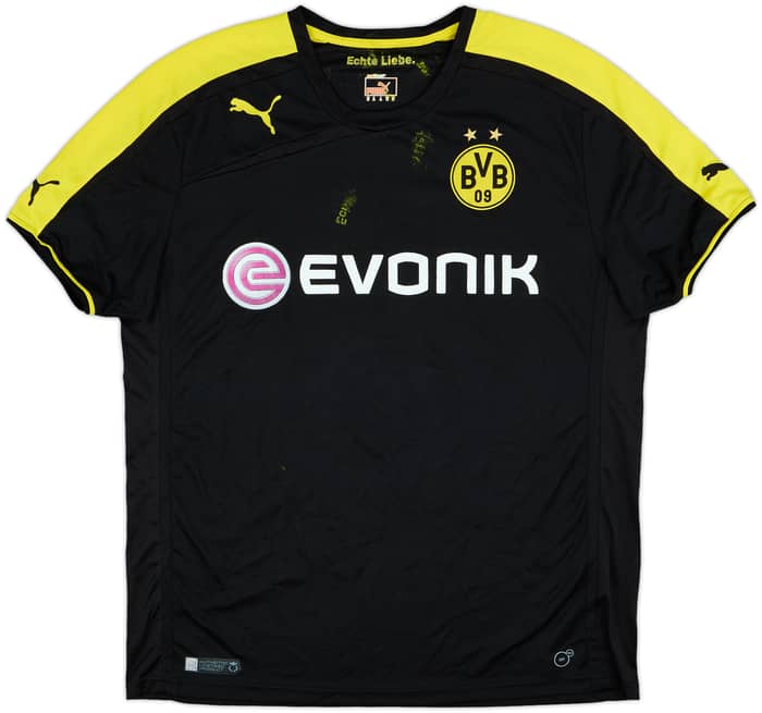 2013-14 Borussia Dortmund Away Shirt - 4/10 - (XL)