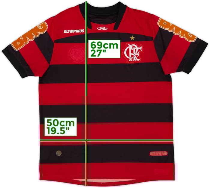 2011-12 Flamengo Home Shirt - 8/10 - (M)