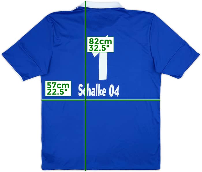 2010-12 Schalke Home Shirt #1 - 9/10 - (XL)