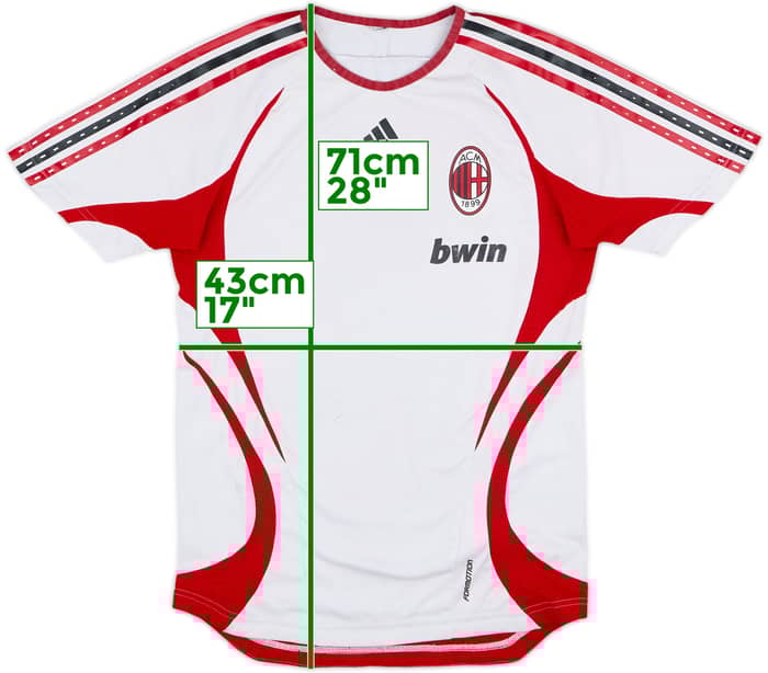 2006-07 AC Milan adidas Training Shirt - 4/10 - (S)