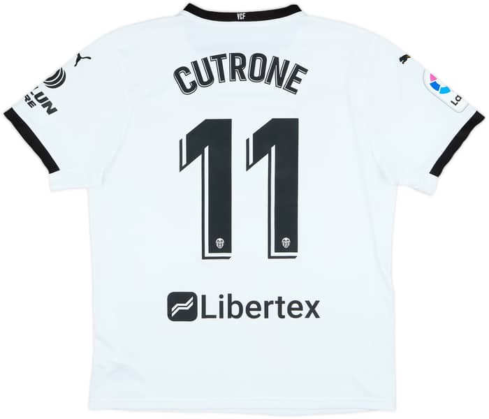 2020-21 Valencia Home Shirt Cutrone #11 - 7/10 - (L)