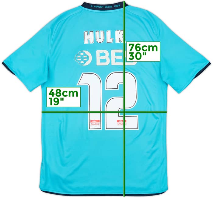 2008-09 Porto Away Shirt Hulk #12 - 6/10 - (M)