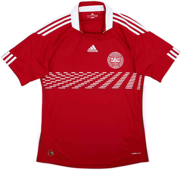 2010-11 Denmark Home Shirt Eriksen #21 - 8/10 - (M)