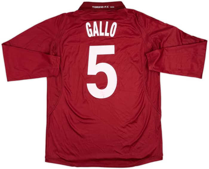 2006-07 Torino Match Issue Home L/S Shirt Gallo #5
