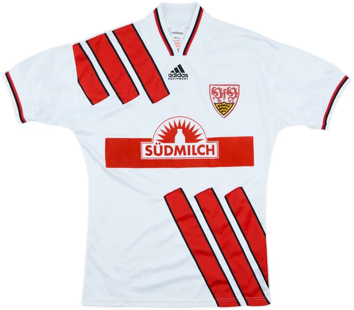 1993-95 Stuttgart Home Shirt Elber #9 - 6/10 - (S)