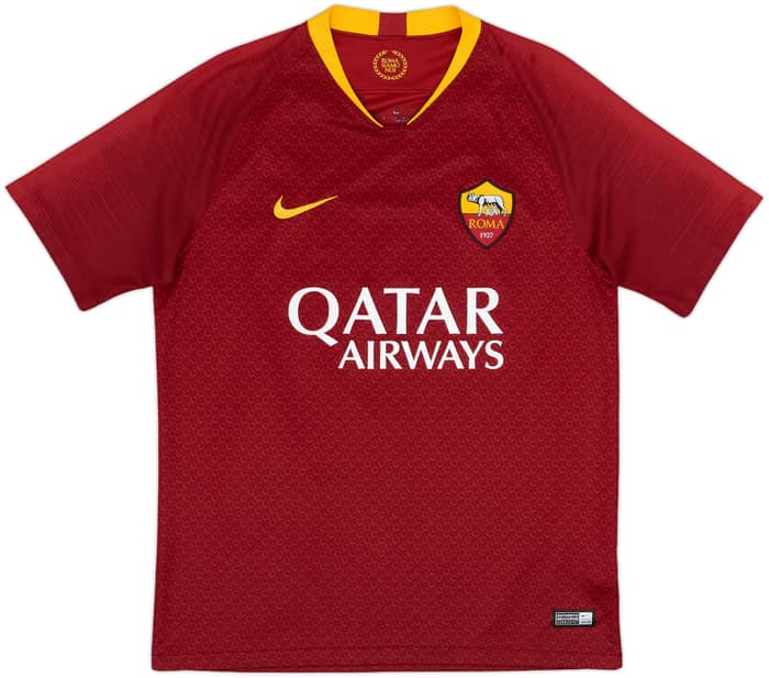2018-19 Roma Home Shirt Dzeko #9 - 8/10 - (M)