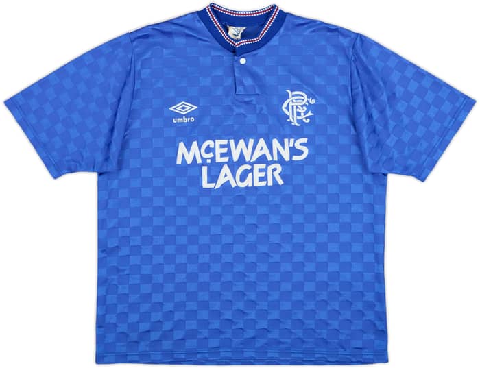 1987-90 Rangers Home Shirt - 8/10 - (M)