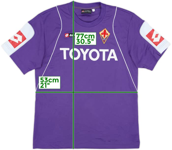 2005-07 Fiorentina Lotto Training Shirt - 9/10 - (L)