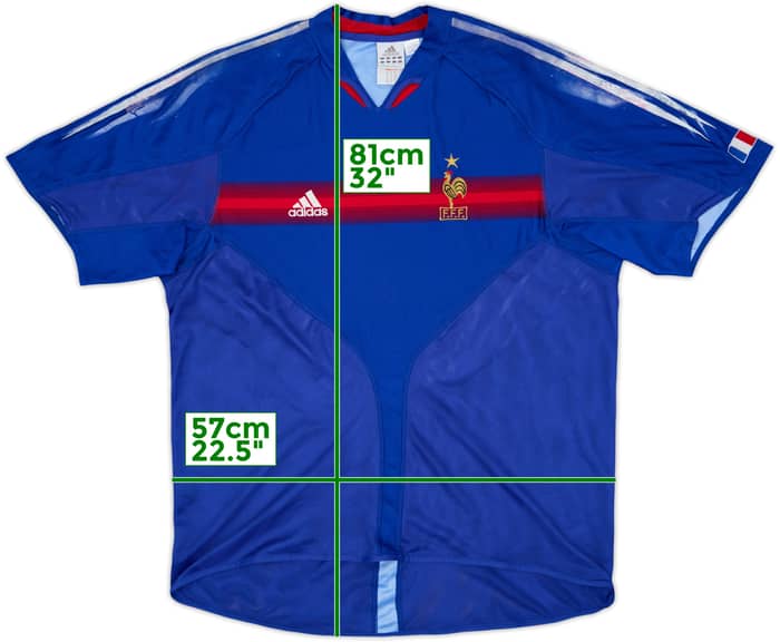 2004-06 France Home Shirt - 4/10 - (XL)