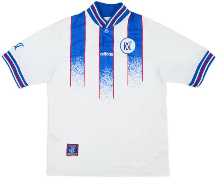 1996-98 Karlsruhe Home Shirt - 8/10 - (L.Boys)