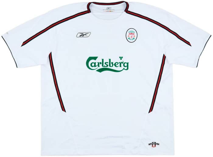 2003-04 Liverpool Away Shirt Gerrard #17 - 7/10 - (XXL)