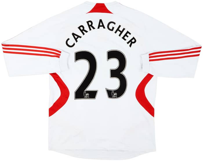 2007-08 Liverpool Away L/S Shirt Carragher #23 - 3/10 - (L)