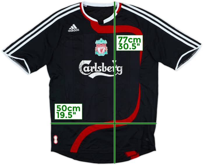 2007-08 Liverpool Third Shirt Riise #6 - 3/10 - (M)