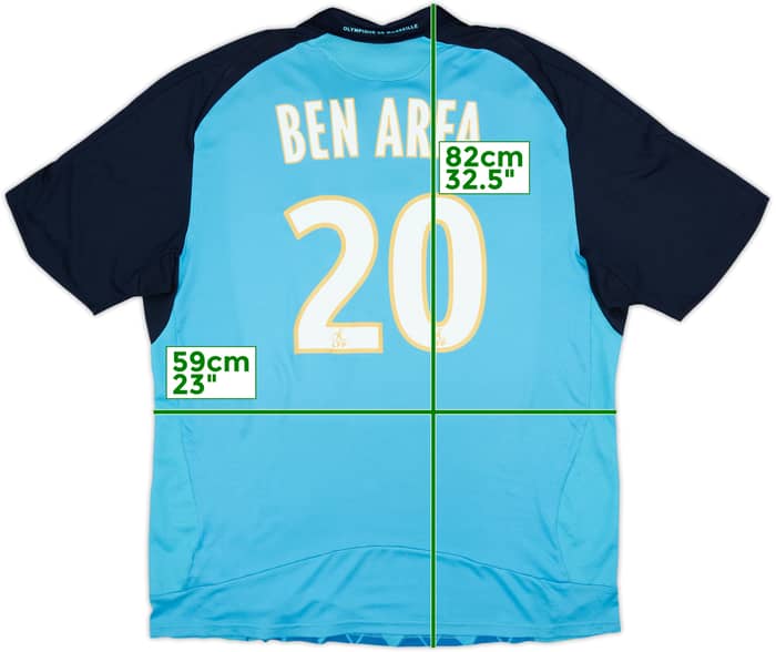 2008-09 Olympique Marseille Away Shirt Ben Arfa #20 - 8/10 - (XL)