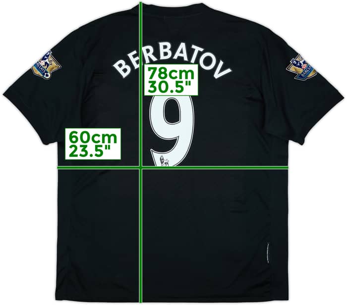 2009-10 Manchester United Away Shirt Berbatov #9 - 5/10 - (XL)