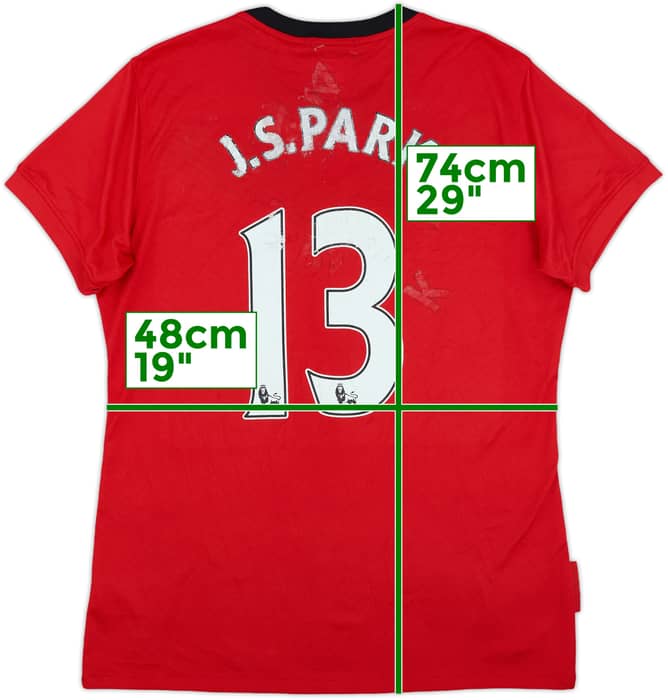 2009-10 Manchester United Home Shirt J.S.Park - 4/10 - (Women's XL)