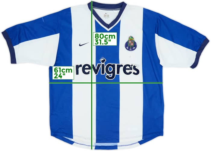 2000-01 Porto Home Shirt - 4/10 - (XL)