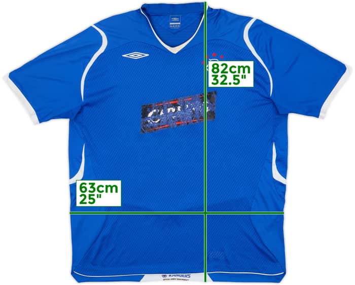 2008-09 Rangers Home Shirt - 4/10 - (XXL)