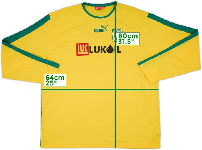 2006-07 Zimbru Chisinau Home L/S Shirt - 9/10 - (XXL)