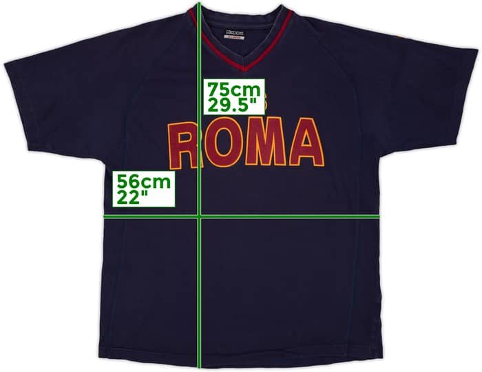 2002-03 Roma Kappa Cotton Tee - 8/10 - (XL)