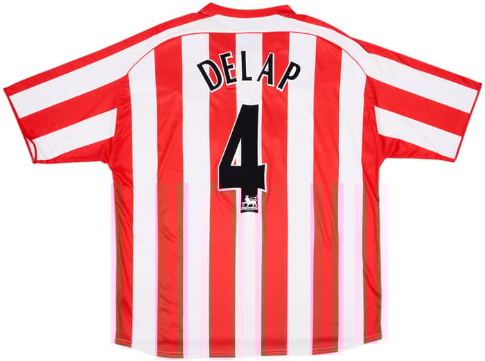 2005-07 Sunderland Home Shirt Delap #4 - 7/10 - (XL)