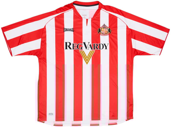 2005-07 Sunderland Home Shirt Delap #4 - 7/10 - (XL)