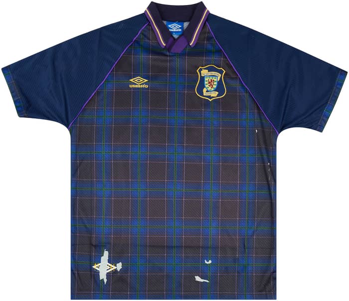 1994-96 Scotland Match Issue Home Shirt #11 (Jackson)