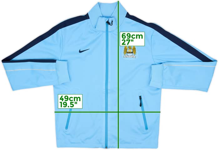 2013-14 Manchester City Nike Track Jacket - 7/10 - (S)