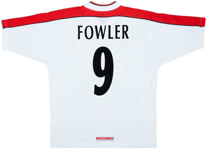 1998-99 Liverpool Away Shirt Fowler #9 - 8/10 - (M)