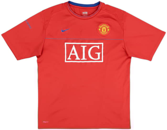 2008-09 Manchester United Nike Training Shirt - 6/10 - (L)