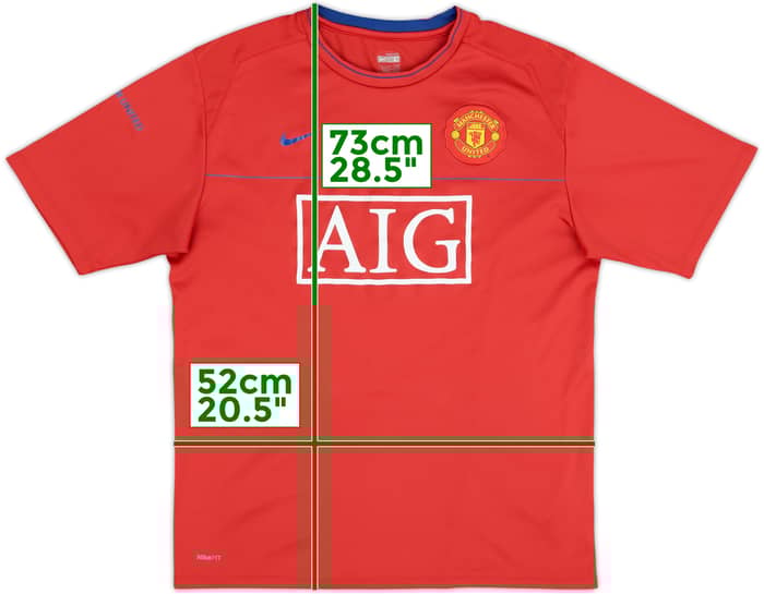 2008-09 Manchester United Nike Training Shirt - 6/10 - (L)