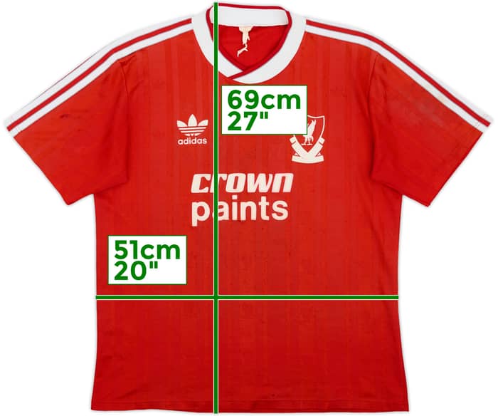 1987-88 Liverpool Camiseta Local - 7/10 - (M)