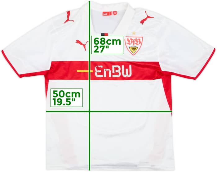 2008-09 Stuttgart Home Shirt - 5/10 - (XL.Boys)