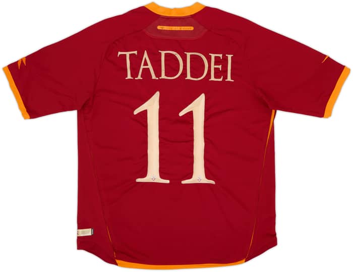 Camiseta de local del Roma 2006-07 Taddei #11 - 6/10 - (L)