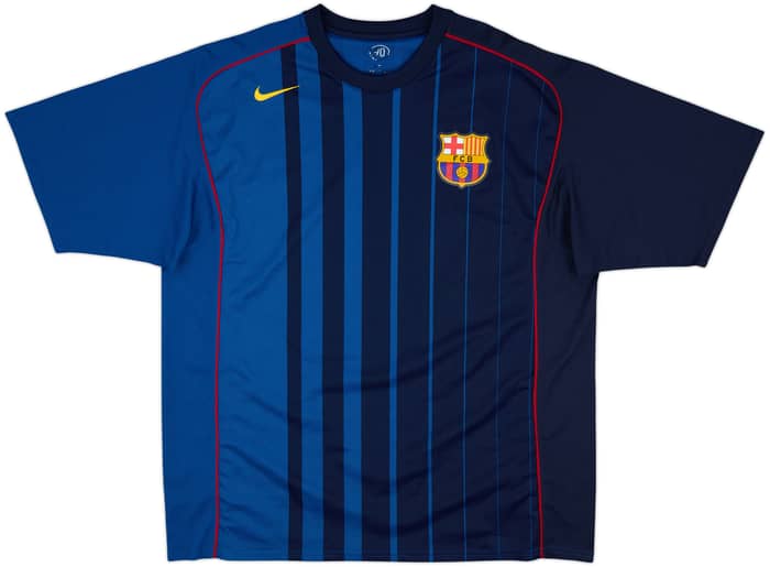 2004-05 Barcelona Basic Away Shirt Ronaldinho #10 - 9/10 - (XL)