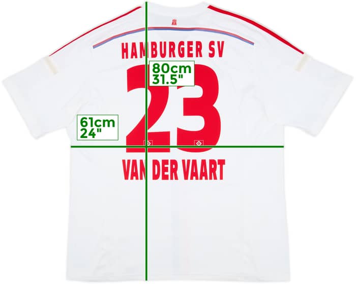 2014-15 Hamburg Home Shirt Van Der Vaart #23 - 8/10 - (XXL)