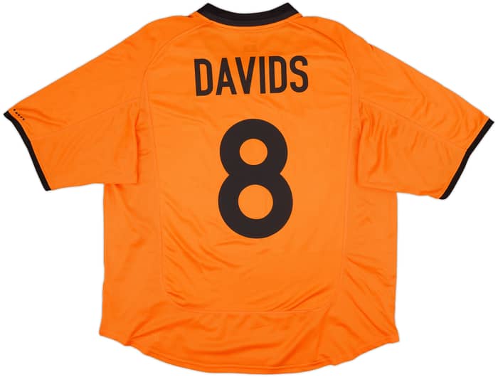 2000-02 Netherlands Home Shirt Davids #8 - 8/10 - (XL)