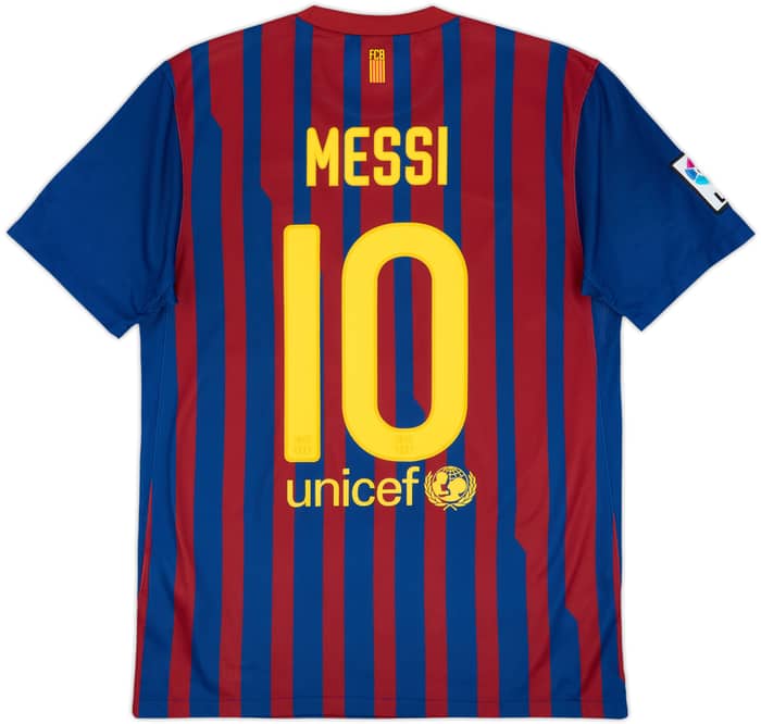 2011-12 Barcelona Home Shirt Messi #10 - 9/10 - (M)