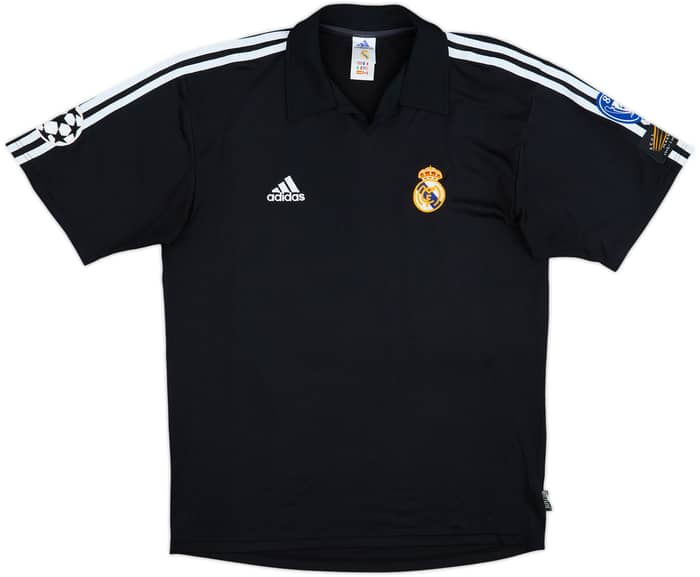 2001 Real Madrid CL Away Shirt Zidane #5 - 8/10 - (M)