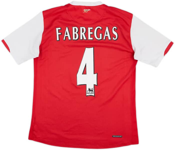 2006-08 Arsenal Home Shirt Fabregas #4 - 5/10 - (XL.Boys)