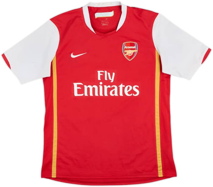 2006-08 Arsenal Home Shirt Fabregas #4 - 5/10 - (XL.Boys)