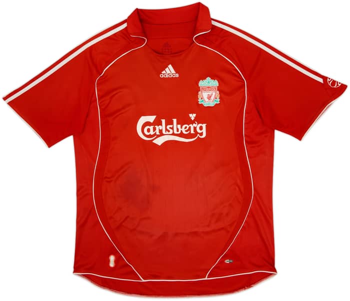 2006-08 Liverpool Home Shirt Gerrard #8 - 5/10 - (XL)