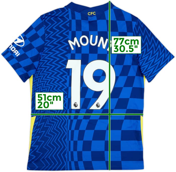 2021-22 Chelsea Home Shirt Mount #19 - 7/10 - (L)