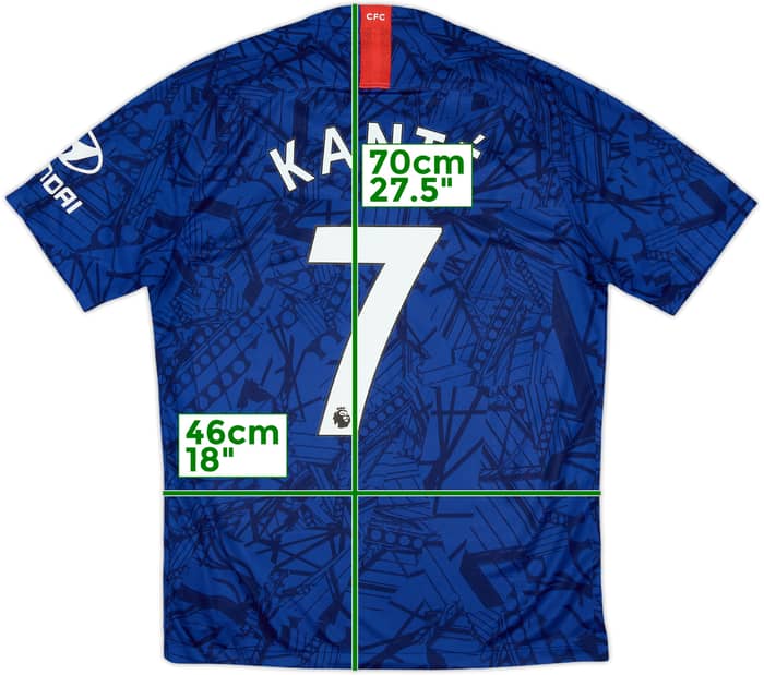 2019-20 Chelsea Home Shirt Kante #7 - 9/10 - (M)