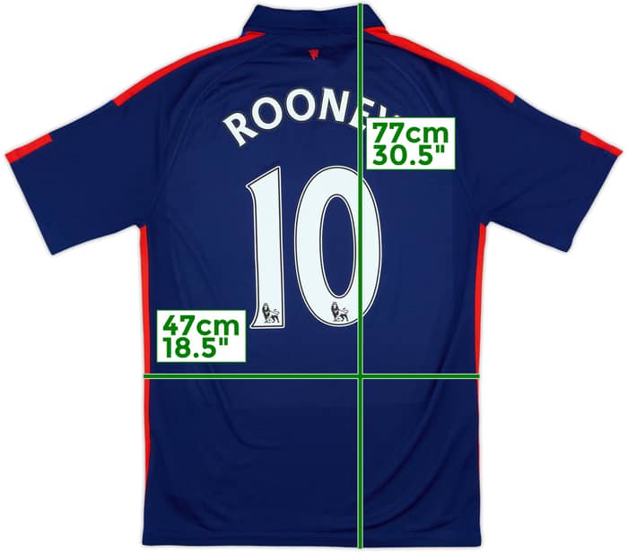 2014-15 Manchester United Third Shirt Rooney #10 - 6/10 - (M)