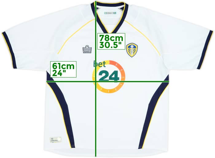 2006-07 Leeds United Home Shirt - 8/10 - (XL)
